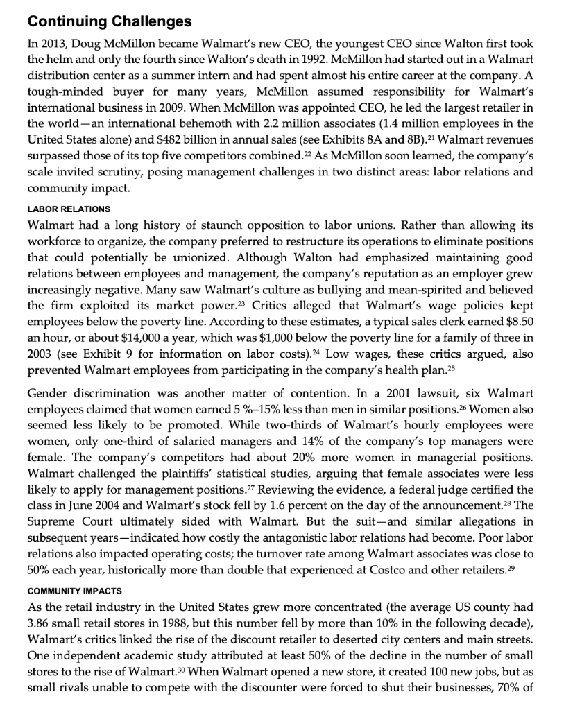 Walmart was mixed: Market Realist reported in early 2019 that the firm's
