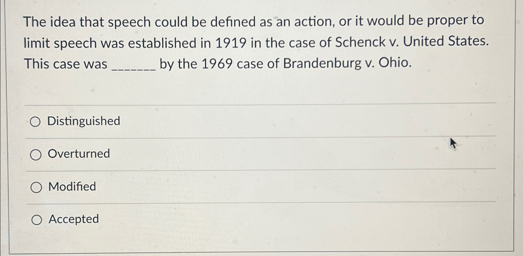  The idea that speech could be defined as an action, or