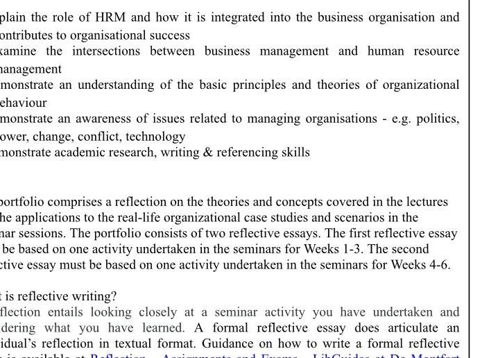headings plain the role of HRM and how it is integrated into