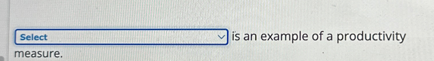  Select is an example of a productivity 