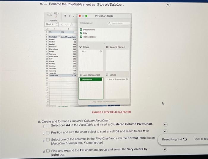 setting page options and document properties. a. Open the Properties dialog box