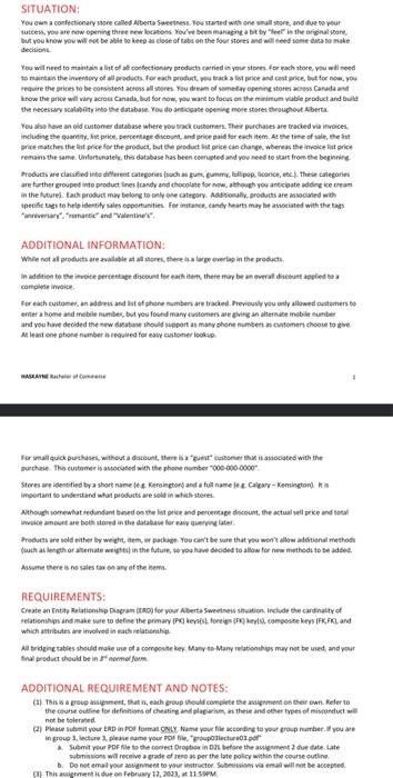 solve this in 3rd normal form and also draw an erd diagram