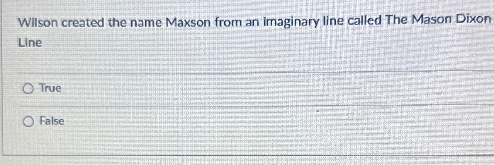  Wilson created the name Maxson from an imaginary line called The