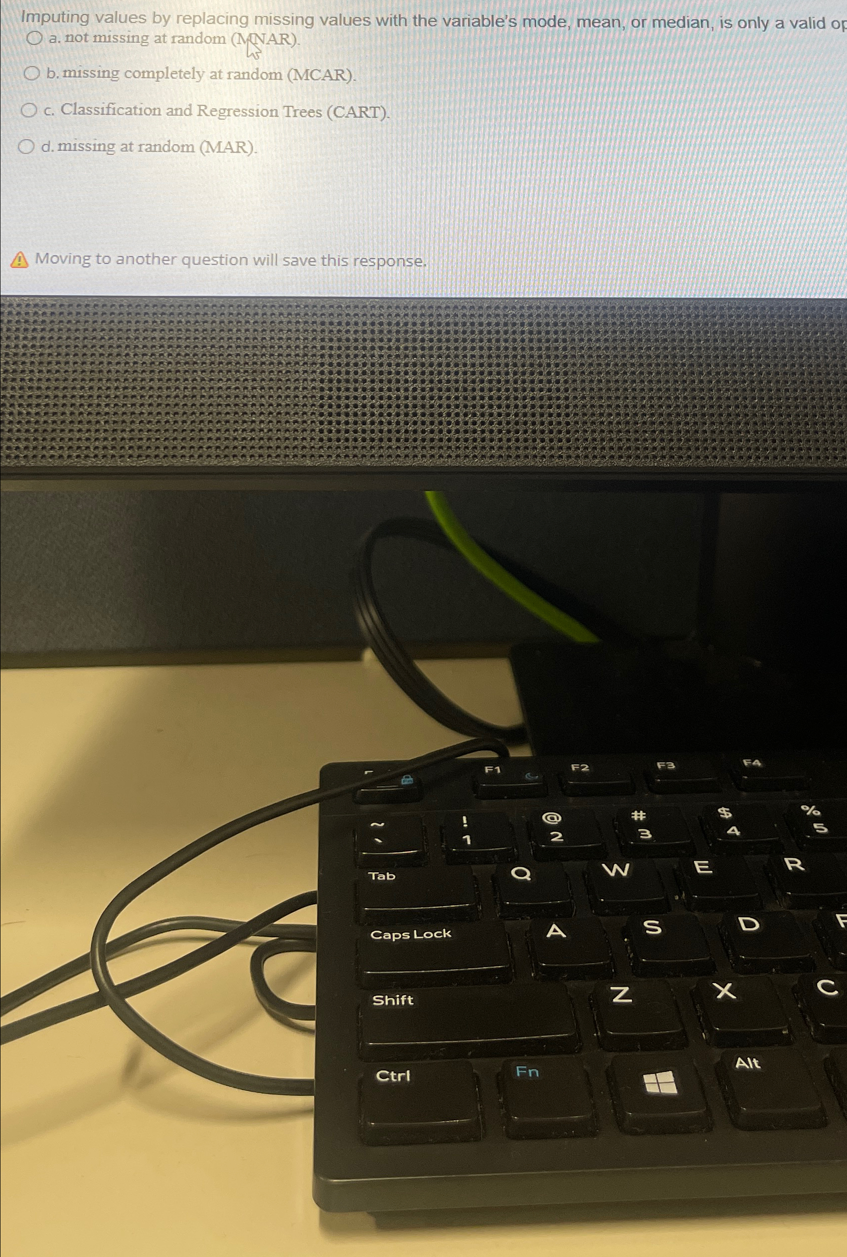  Imputing values by replacing missing values with the variable's mode, mean,