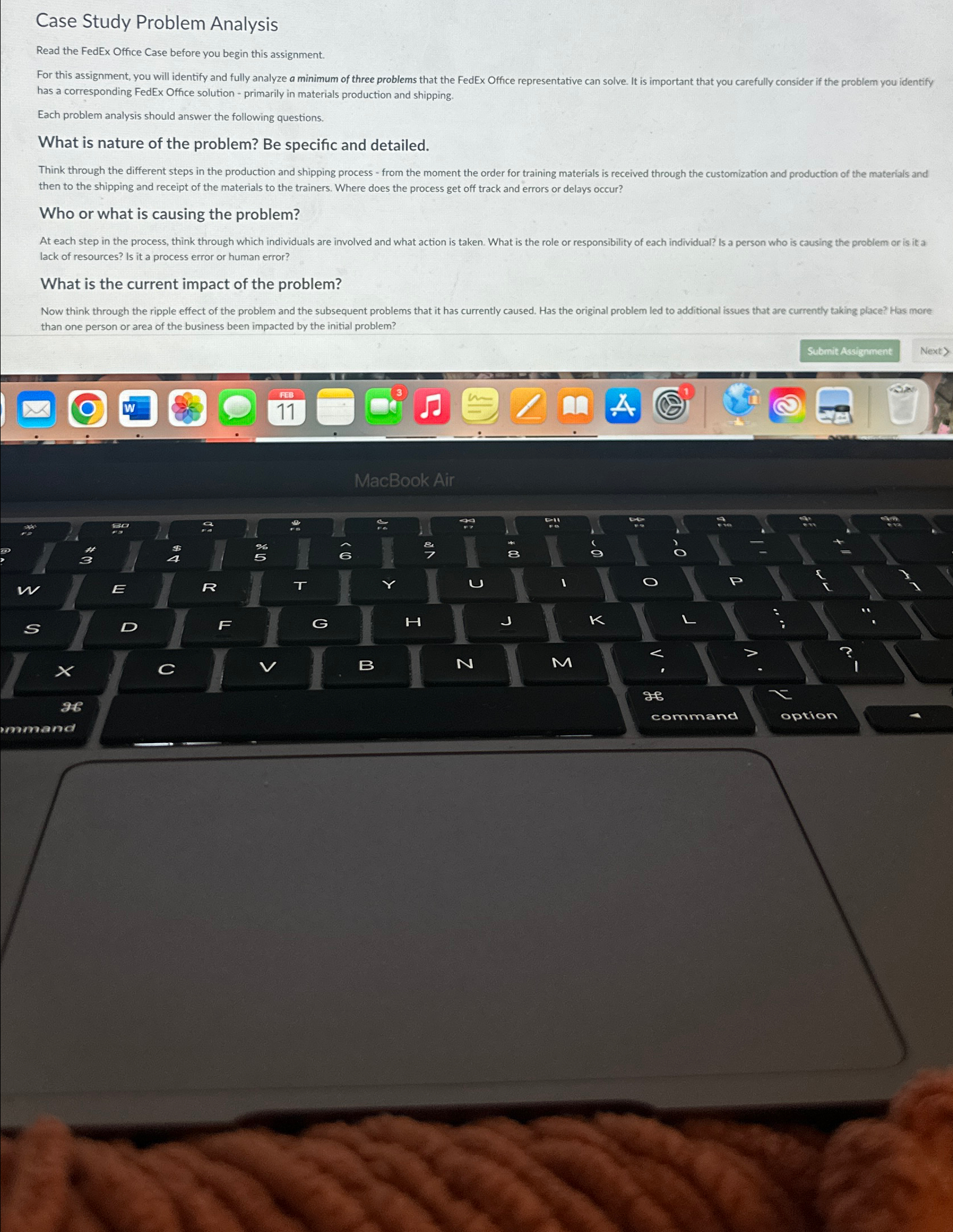  Case Study Problem Analysis Read the FedEx Office Case before you