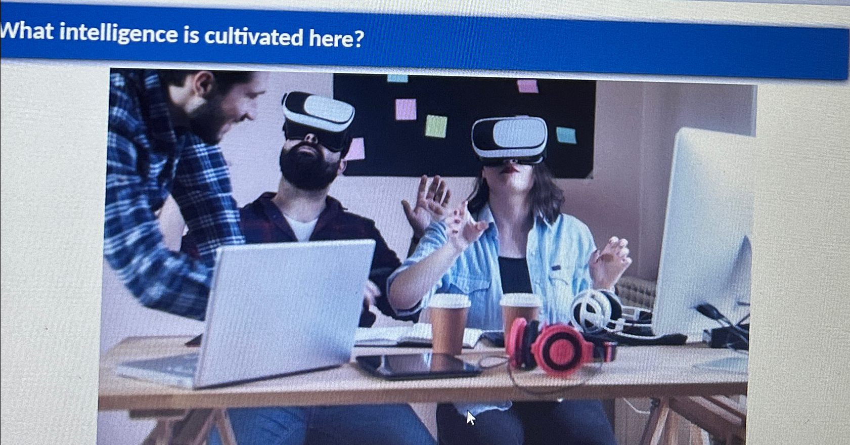  What intelligence is cultivated here? 