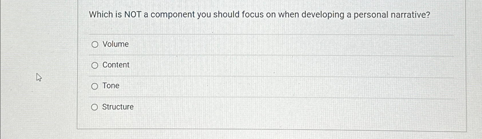  Which is NOT a component you should focus on when developing