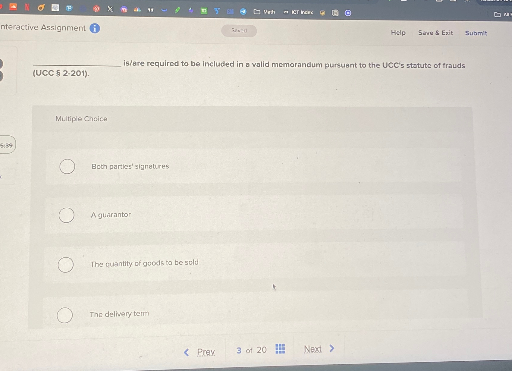  nteractive Assignment i Help Save & Exit Submit is/are required to