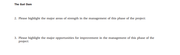 standards and regulations established during the scope development phase. As a result,