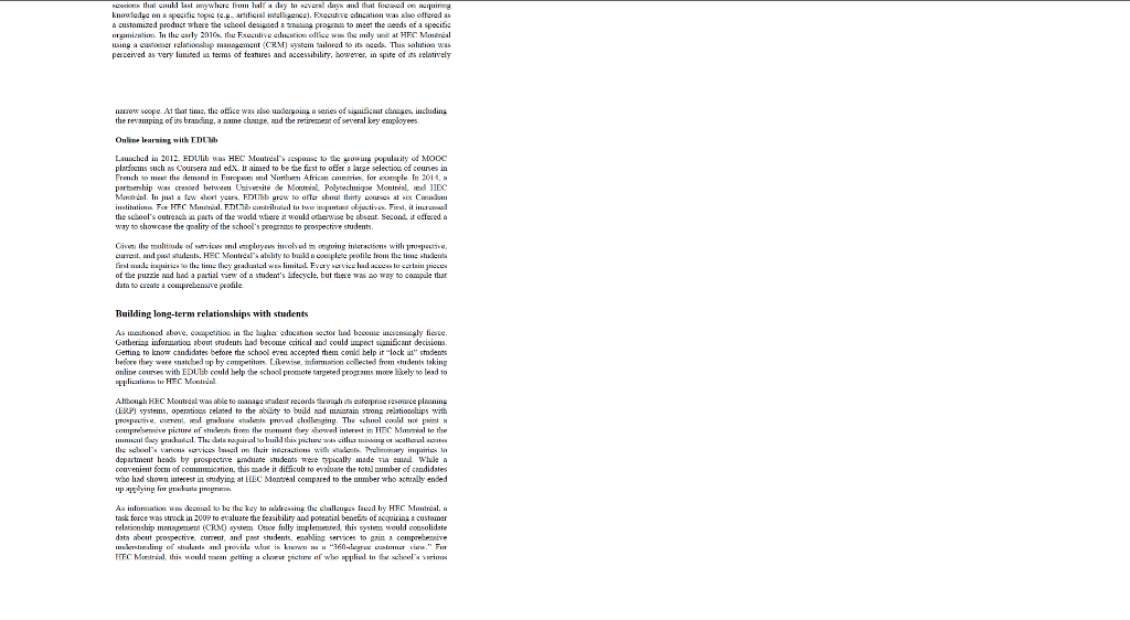 answering the questions in sequence. In either case, the response should be