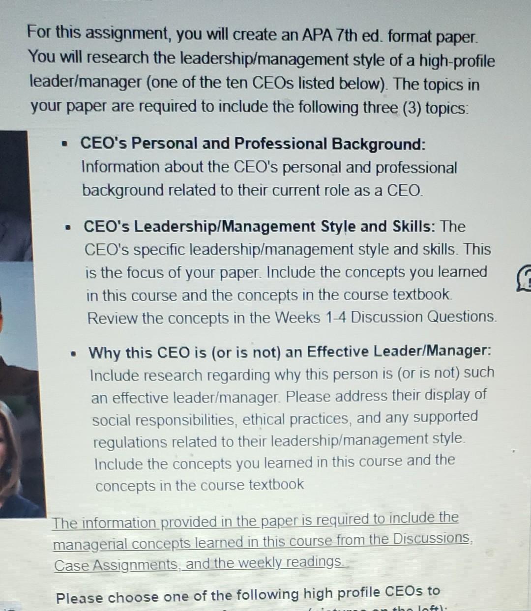 For this assignment, you will create an APA 7th ed. format