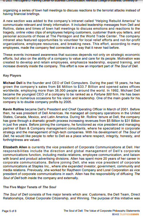 actions that address the multiple issues central to the case; proposes detailed