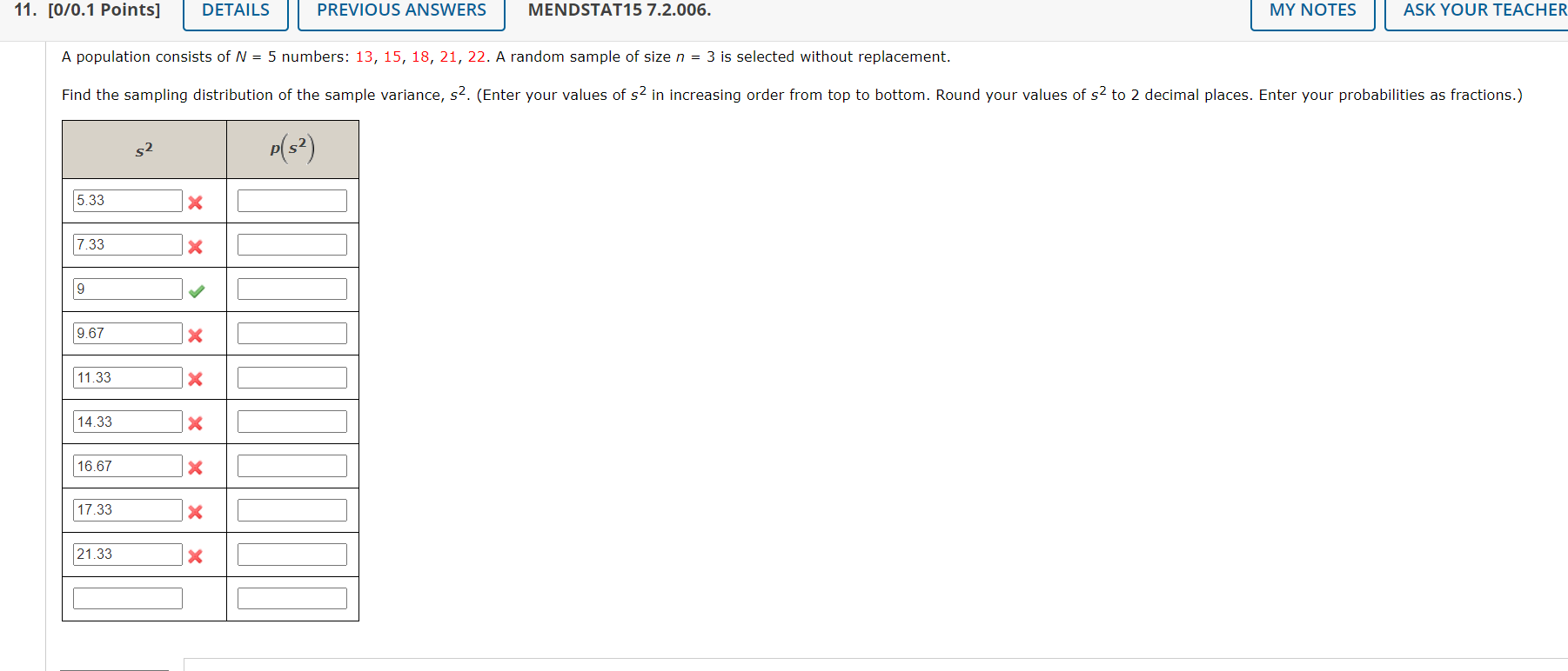 (a) Describe the sampling distribution of the sample mean x. O The