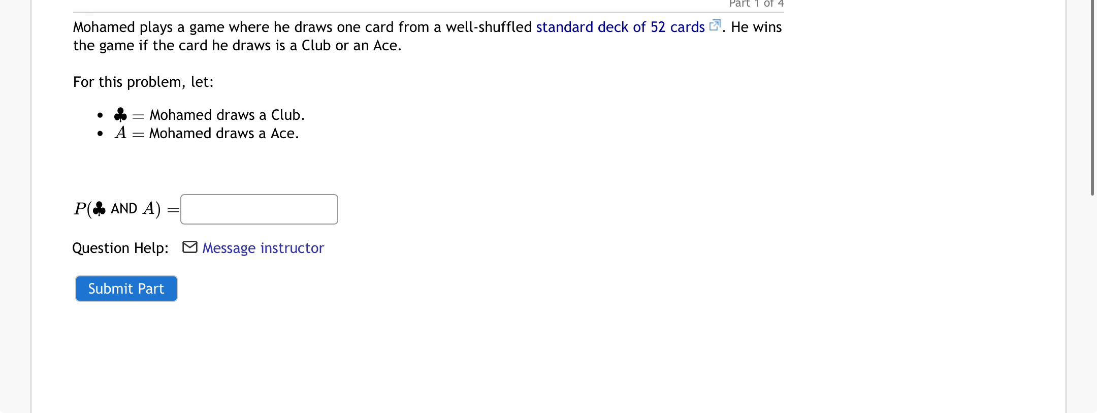 $5) (1, $10) (2,$10) (3, $10) (4, $10) Find the probability of