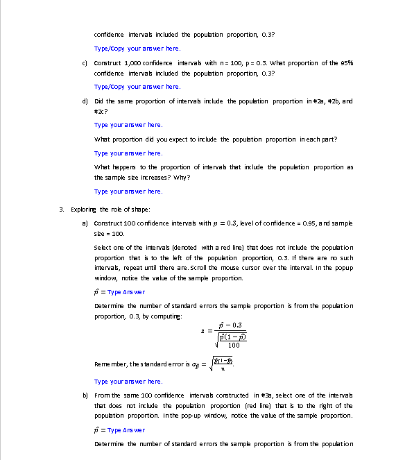 p = 0.3 Applet or go to statcrunch and select Applets >