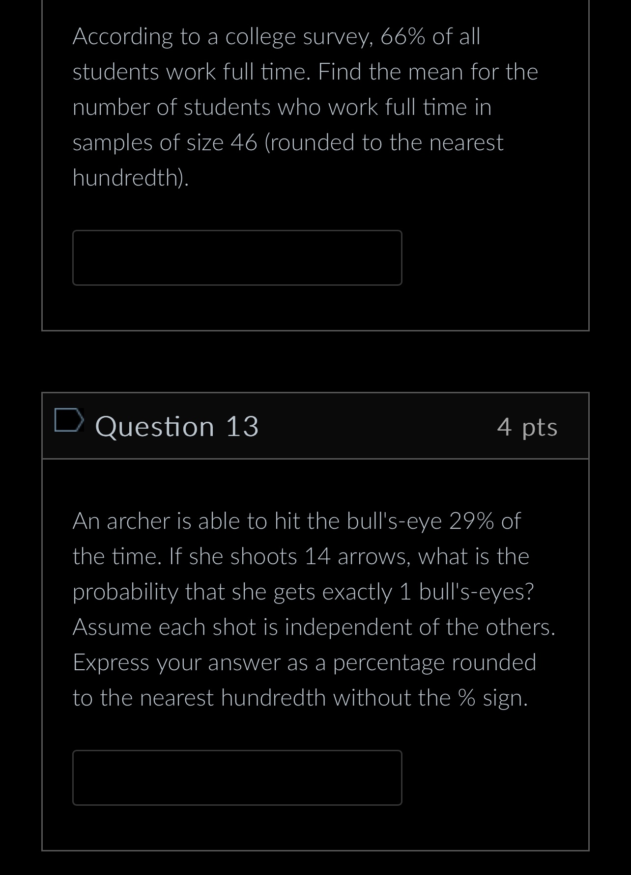 if there are 8 people to choose from? E Question 9 4