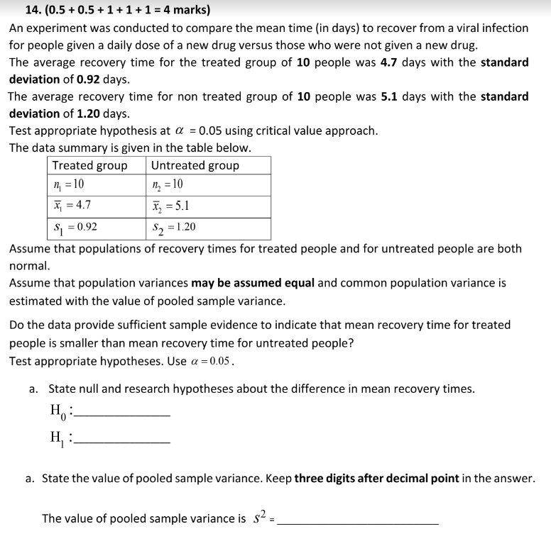 14. (0.5 + 0.5 + 1 + 1 + 1 =