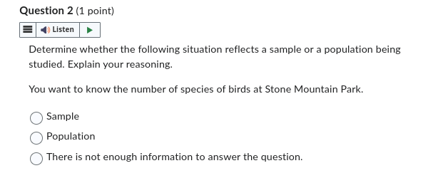 Not Representative, Unbiased O Representative, Unbiased O Representative, Biased O Not Representative,