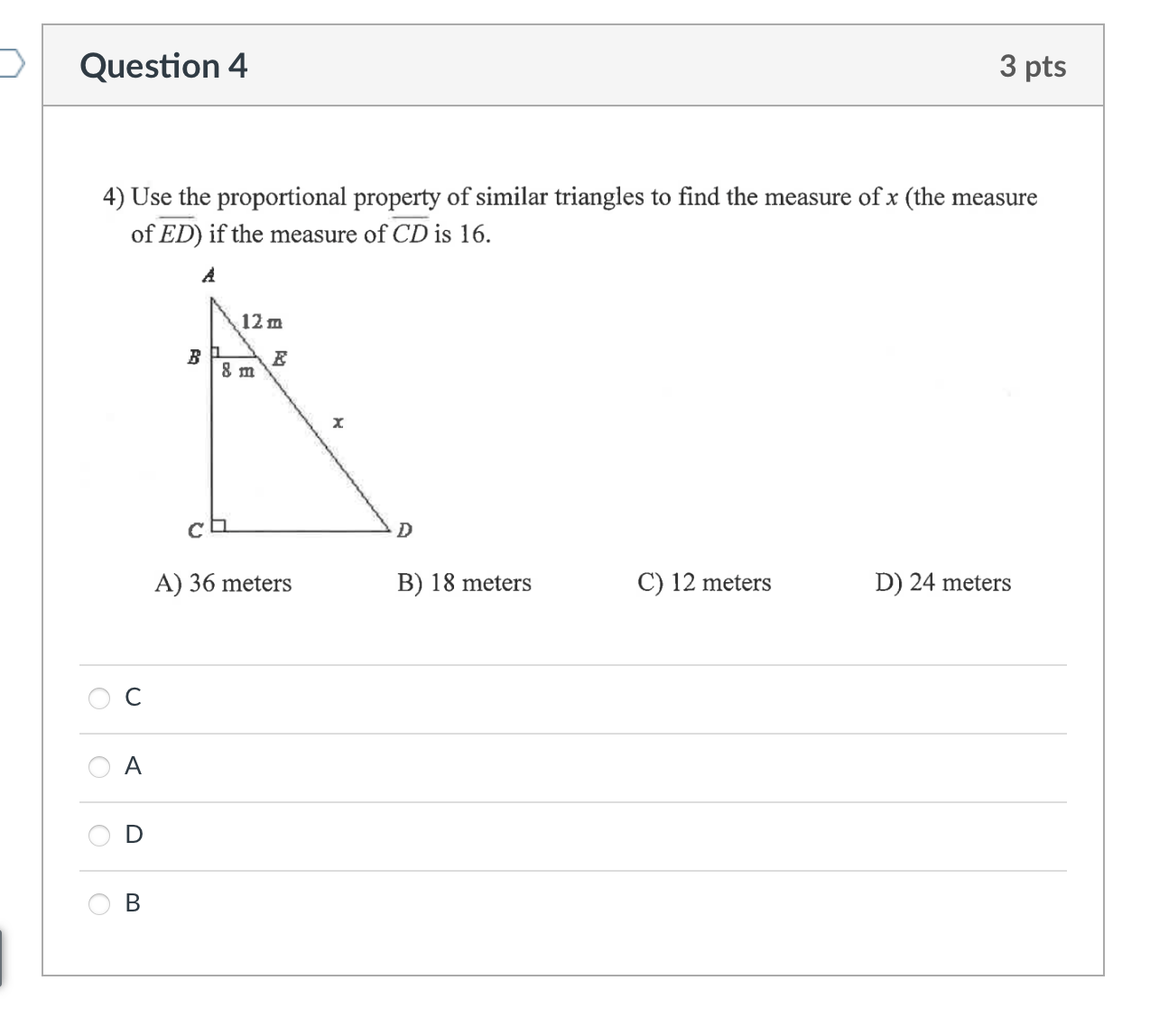 are marked equal, a little line going through each side indicates they