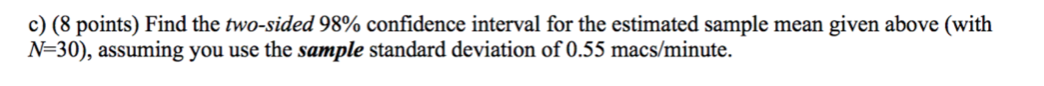 is designed to output "macs". Assume that the number of macs produced