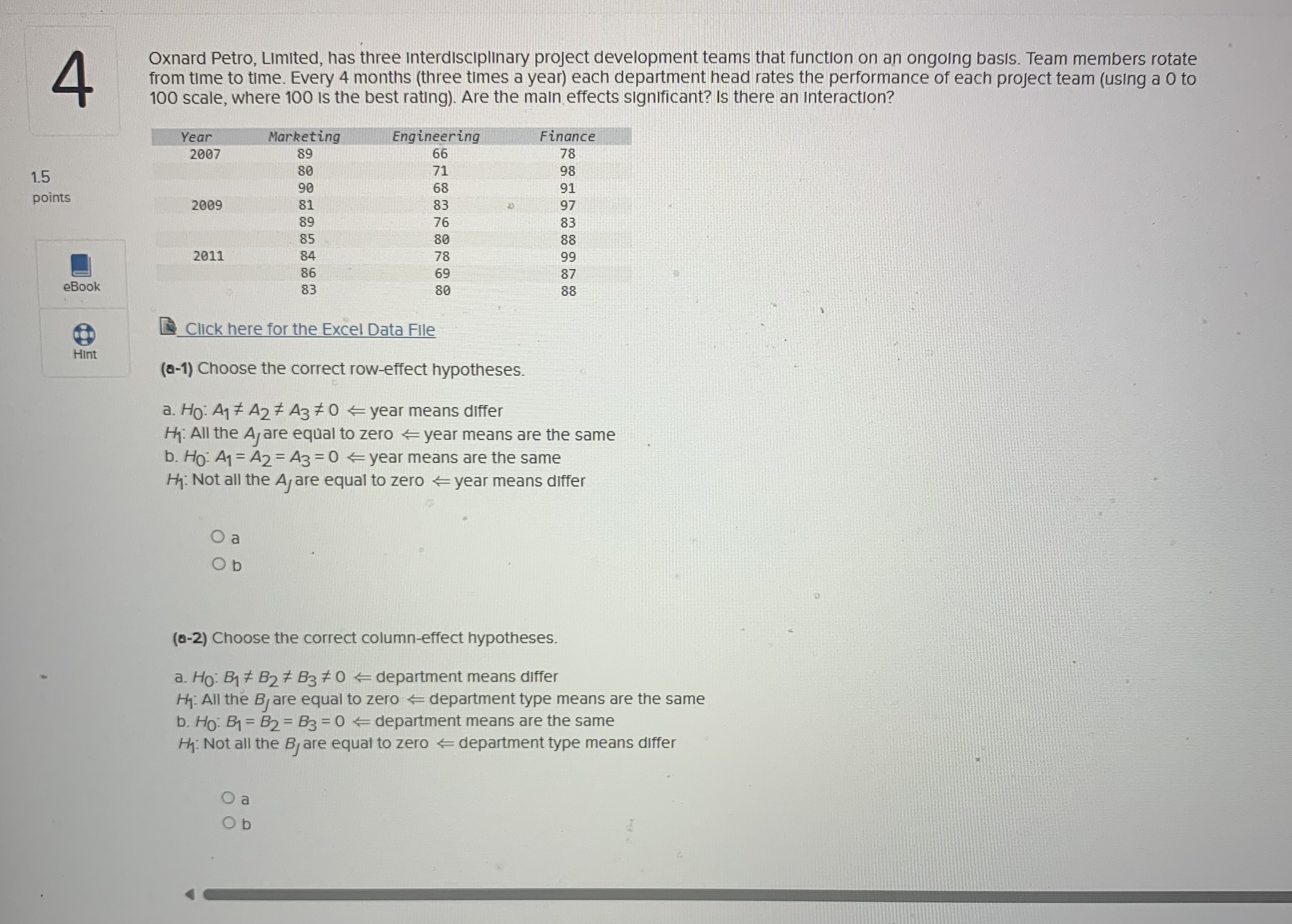 4 Oxnard Petro, Limited, has three interdisciplinary project development teams that