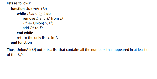 Combining lists. For this problem, assume the list ADTs are implemented using