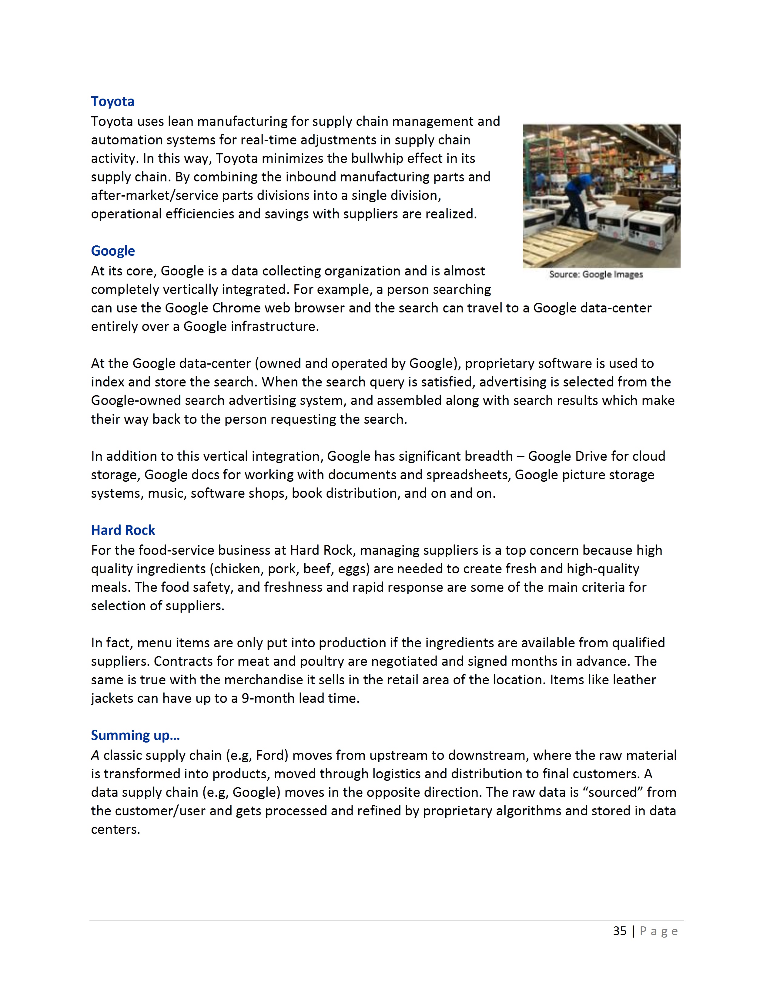 areas. Ifthe design of your operation is done well and is documented,