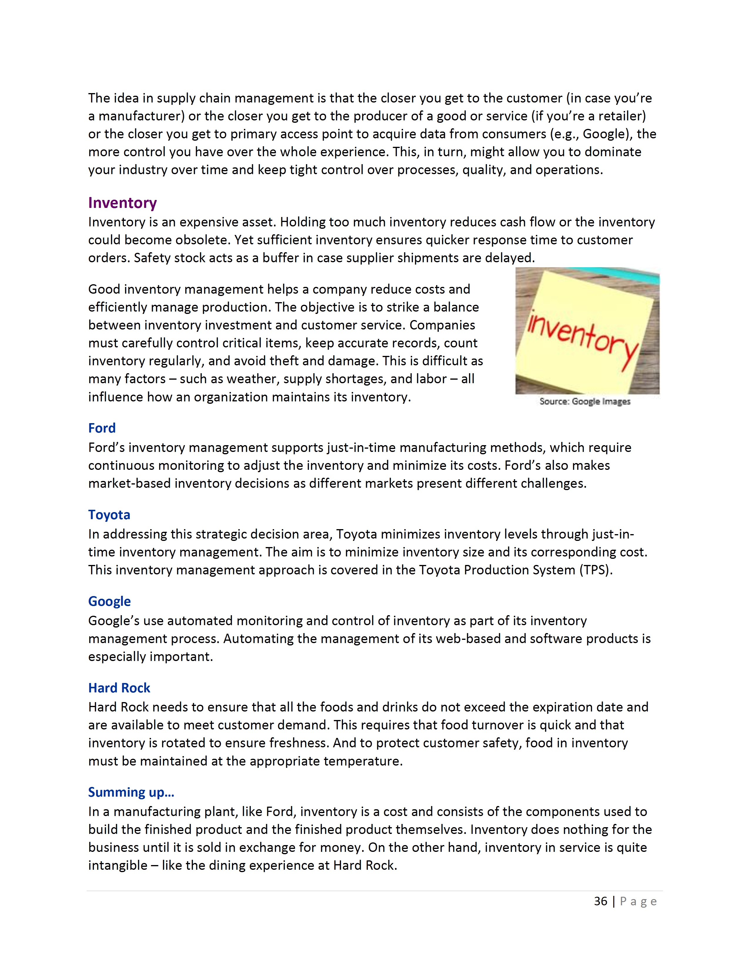 it becomes an integral component of an innovative, effective and efficient organization.