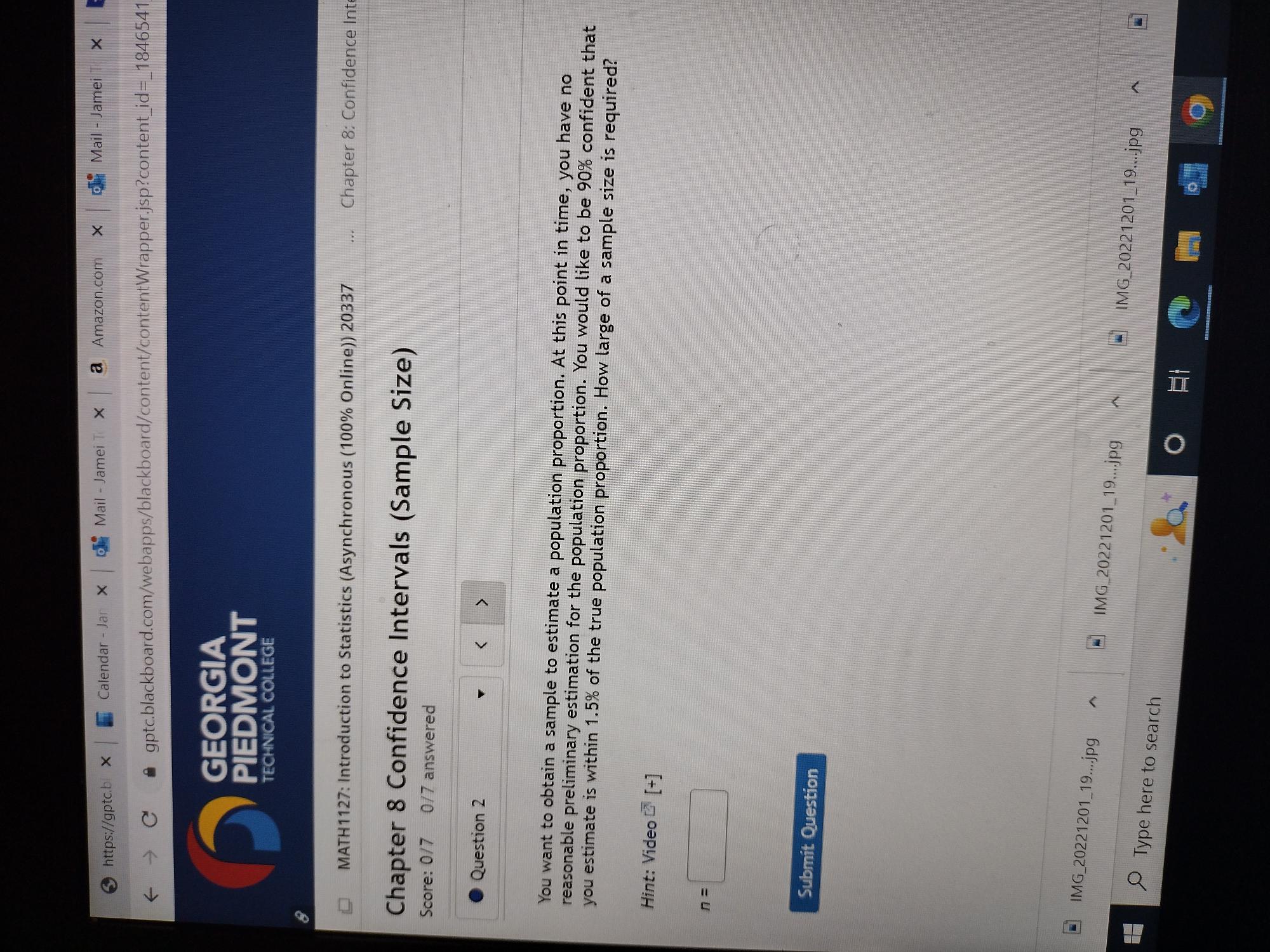 a Amazon.com x | Mail - Jamei T X C # gptc.blackboard.com/webapps/blackboard/content/contentWrapper.jsp?content_id=_1846541