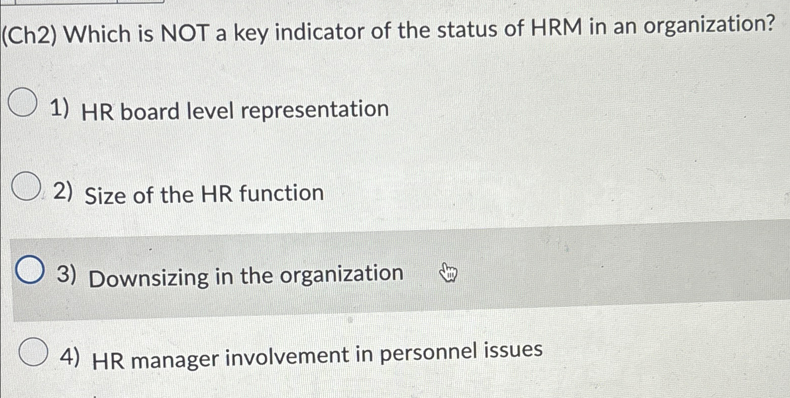  (Ch2) Which is NOT a key indicator of the status of