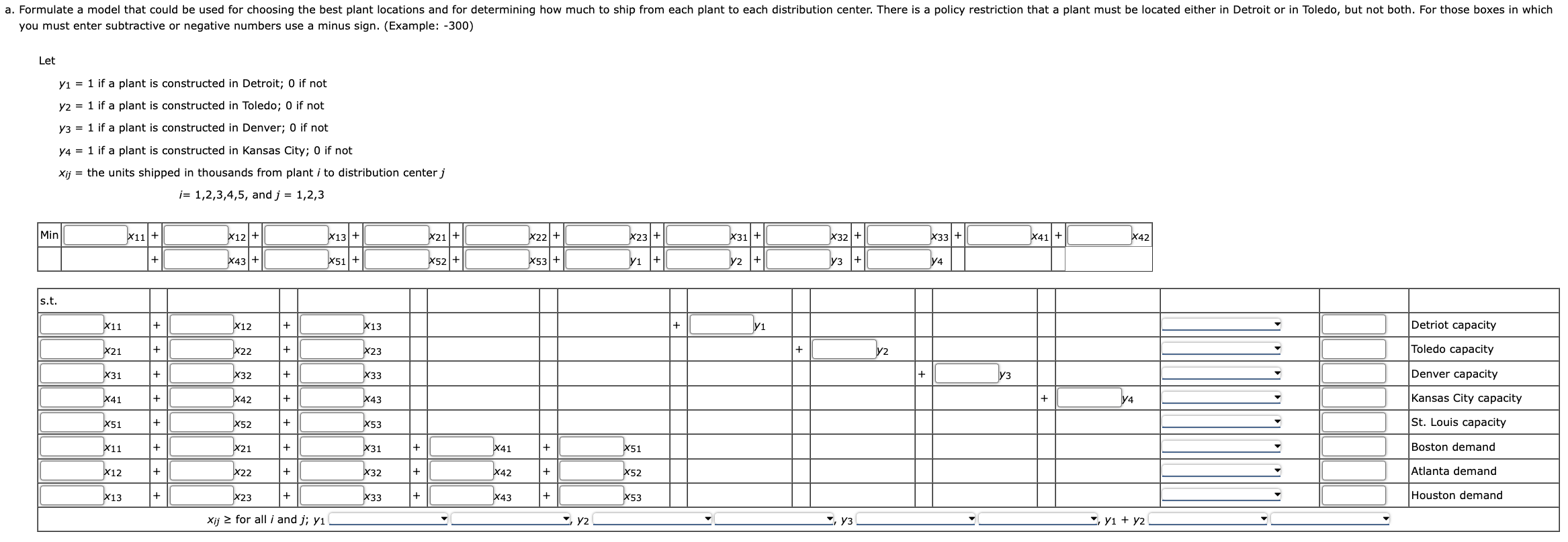 figure below. THE NETWORK REPRESENTATION OF THE MARTIN-BECK COMPANY SUPPLY CHAIN DESIGN