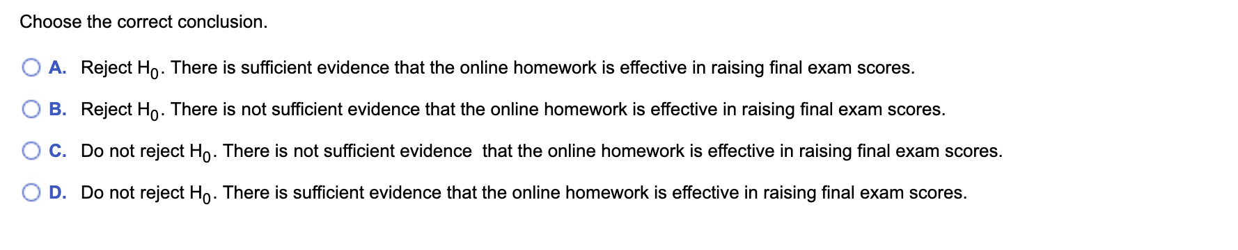 homework online and received instant feedback about their answers along with helpful