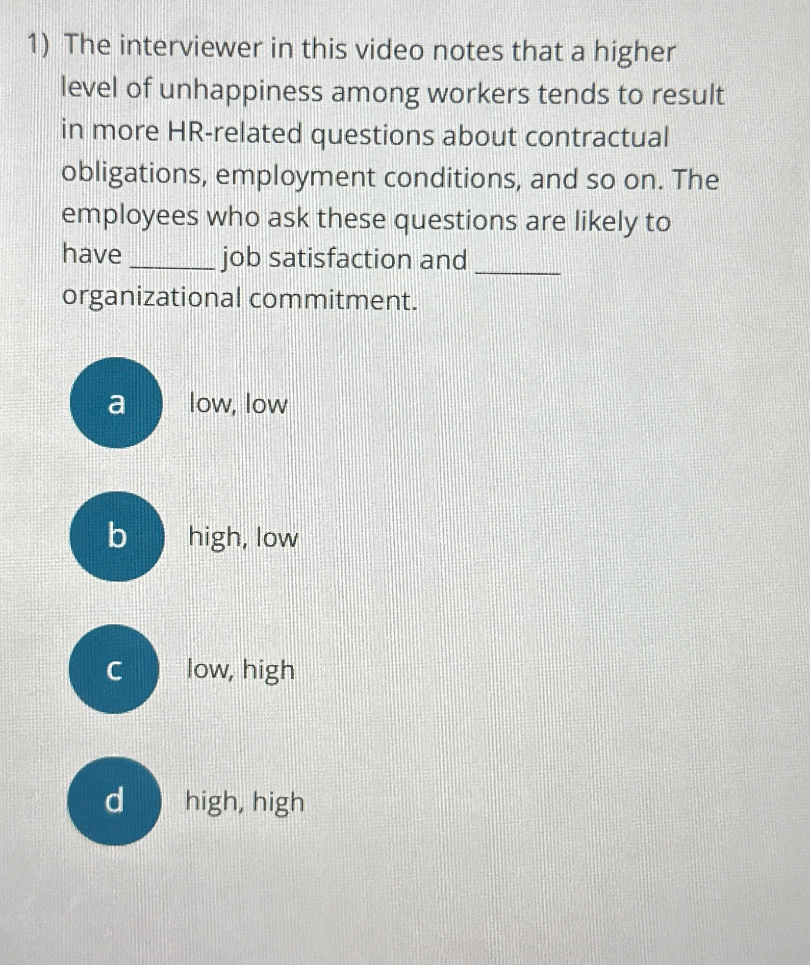  The interviewer in this video notes that a higher level of