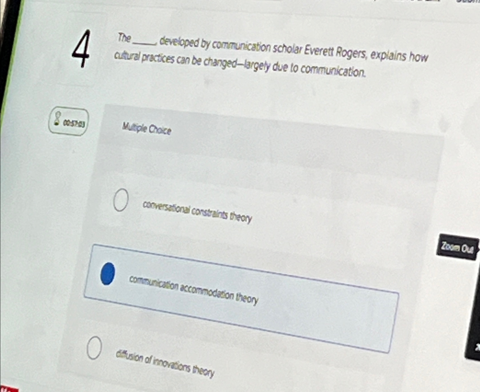  4 The developed by communication scholar Everett Rogers, explains how atural