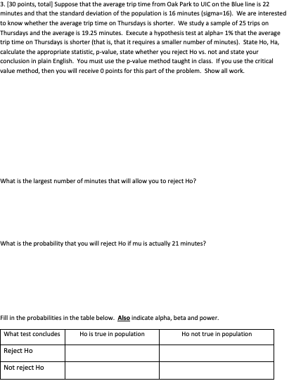 just part a & b for #3. Not the table 3. [30