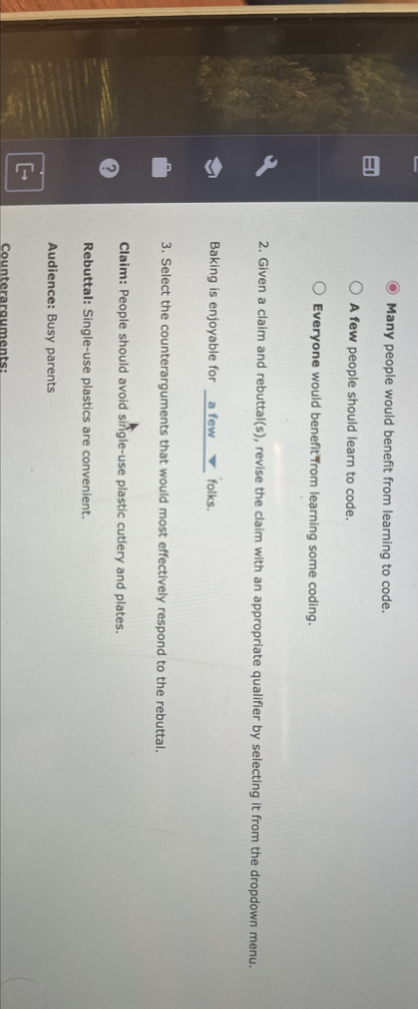  Many people would benefit from learning to code. A few people