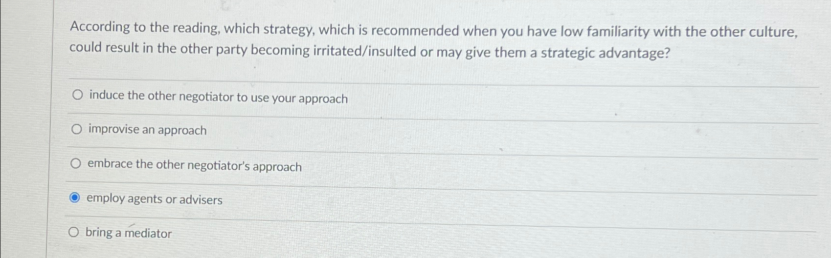  According to the reading, which strategy, which is recommended when you