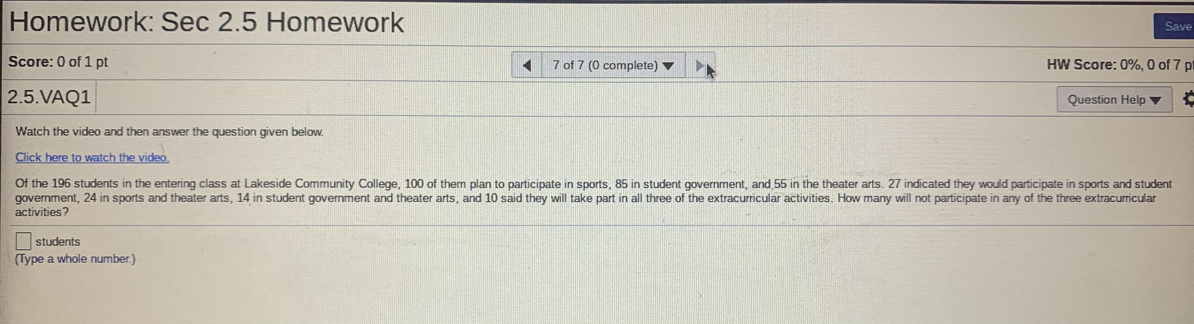 houses listed for sale, 47 had a finished basement. 53 had a