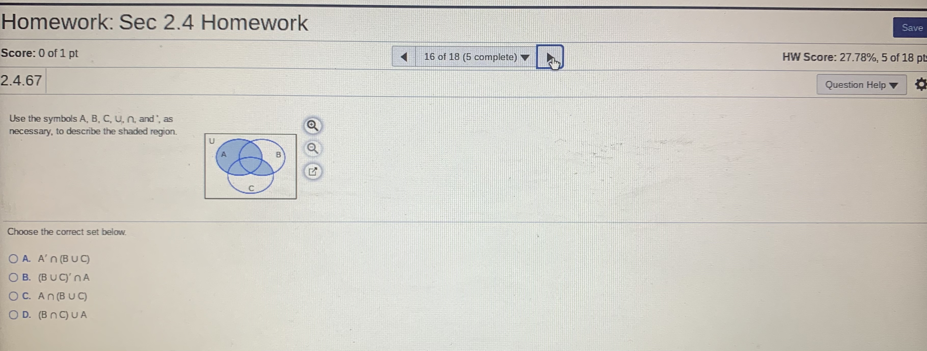 not a three-car garage? (Type a whole number.)Homework: Sec 2.5 Homework Score: