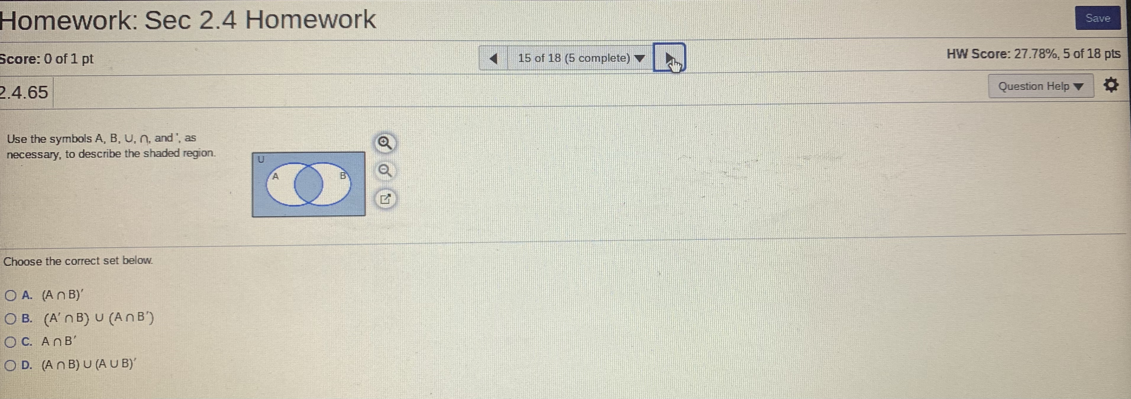 18 purchased coffee and donuts. Complete parts a) through c). a) Of