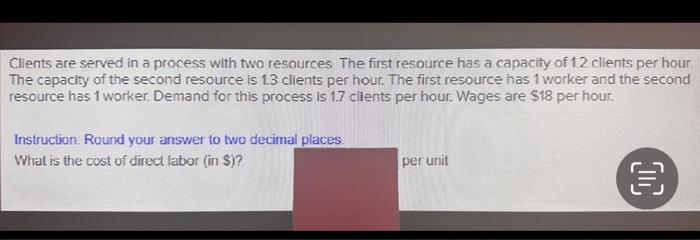 to one decimal place. What is the capacity of this process in