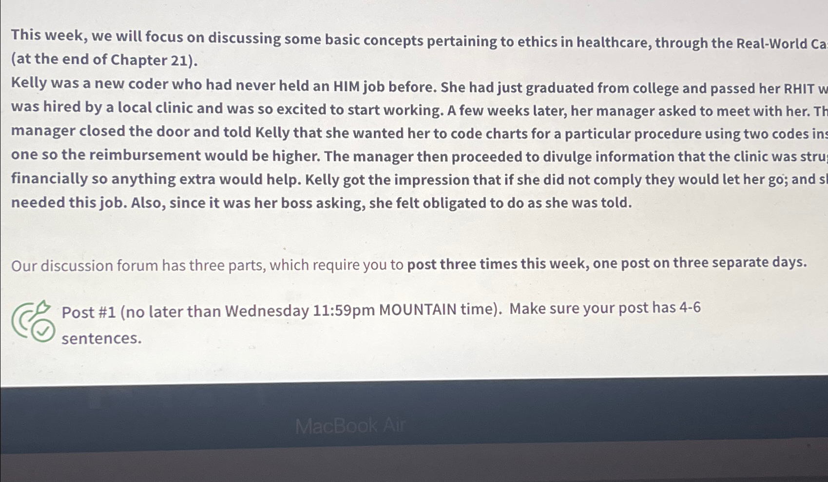  This week, we will focus on discussing some basic concepts pertaining