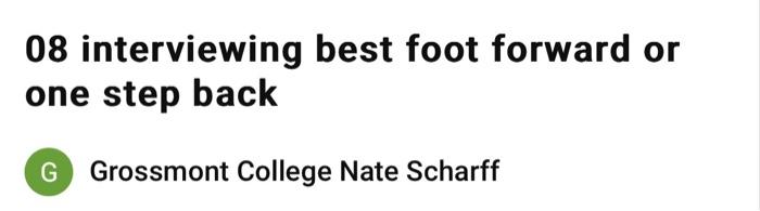 was the stronger interviewer? Why? This answer needs to have specific rationale,