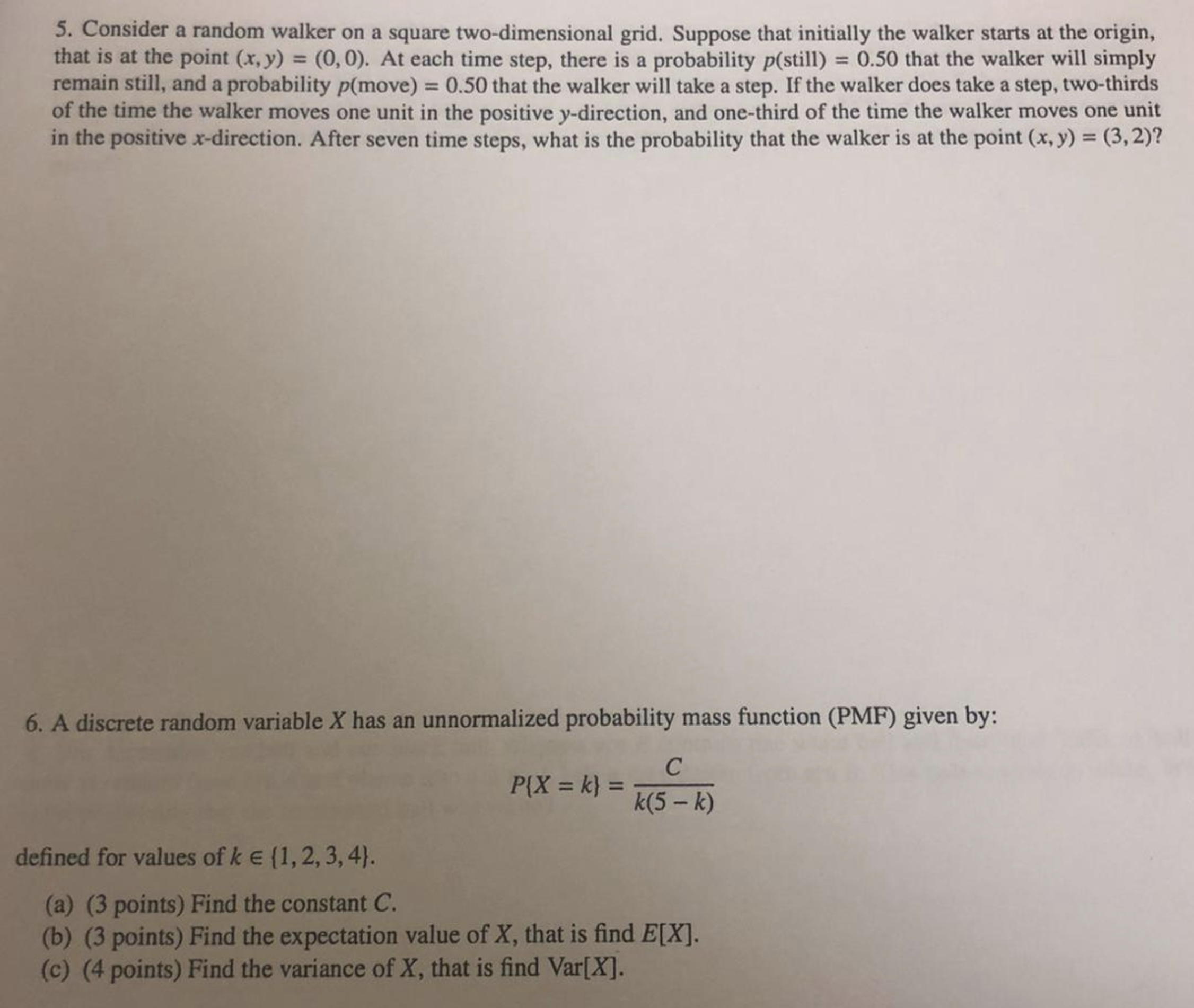 Someone please answer the following questions, I need help solving fully. 5.