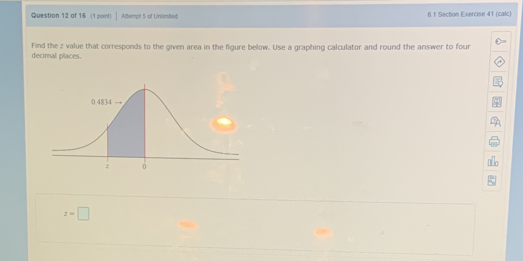 Can I get an answer for this problem please? Question 12 of