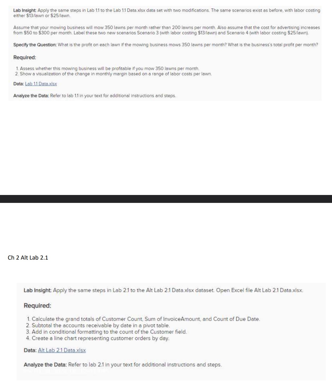  Lab Insight Apply the same steps in Lab 11to the Lab