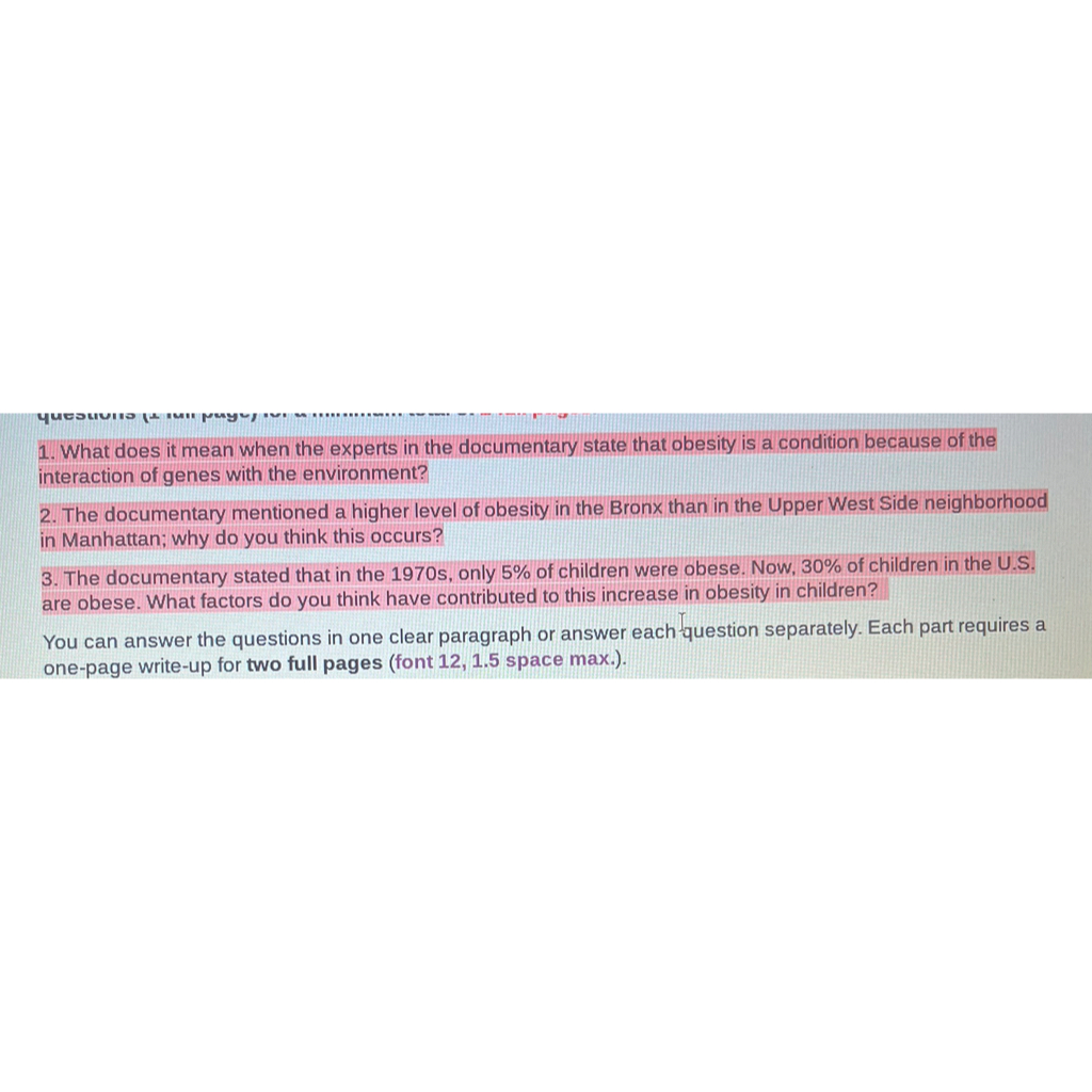  What does it mean when the experts in the documentary state