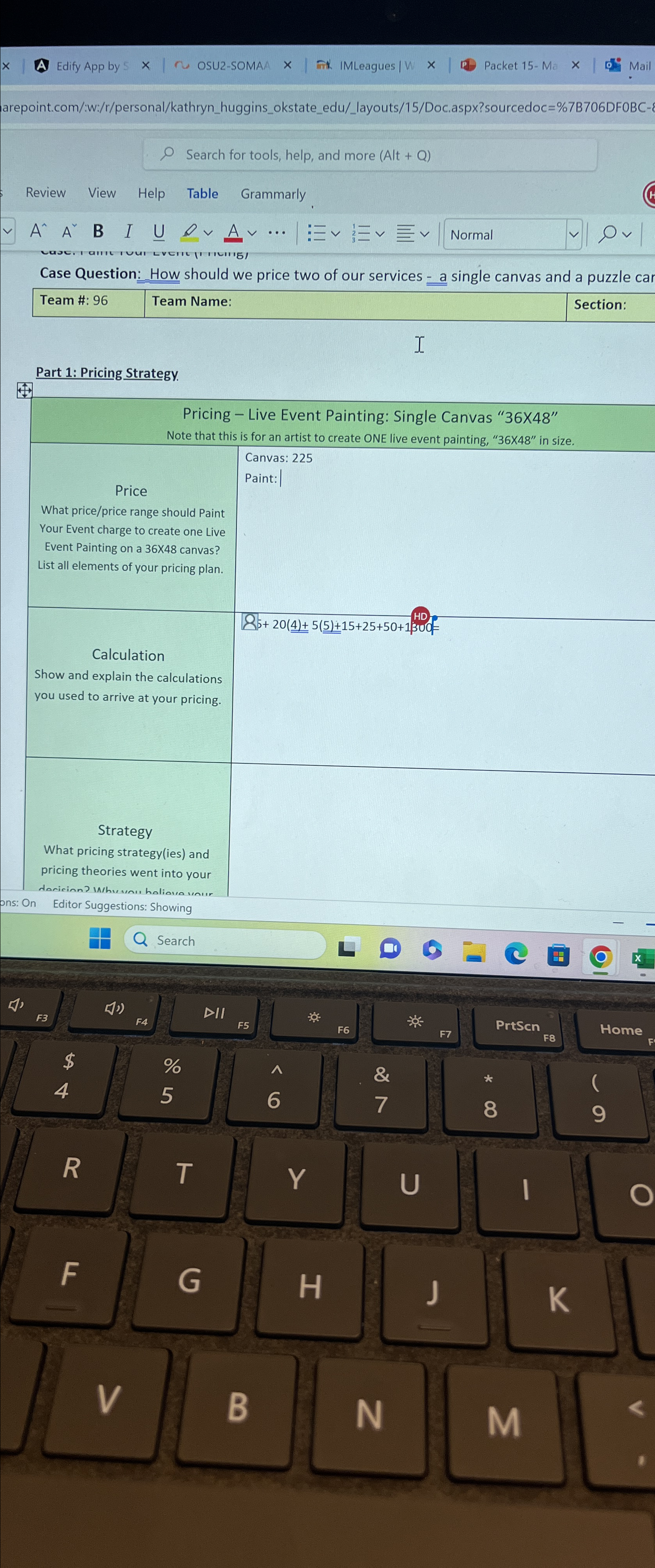  arepoint.com/:w:/r/personal/kathryn_huggins_okstate_edu/_layouts/15/Doc.aspx?sourcedoc={706DF0BC. Search for tools, help, and more (Alt +Q Review View