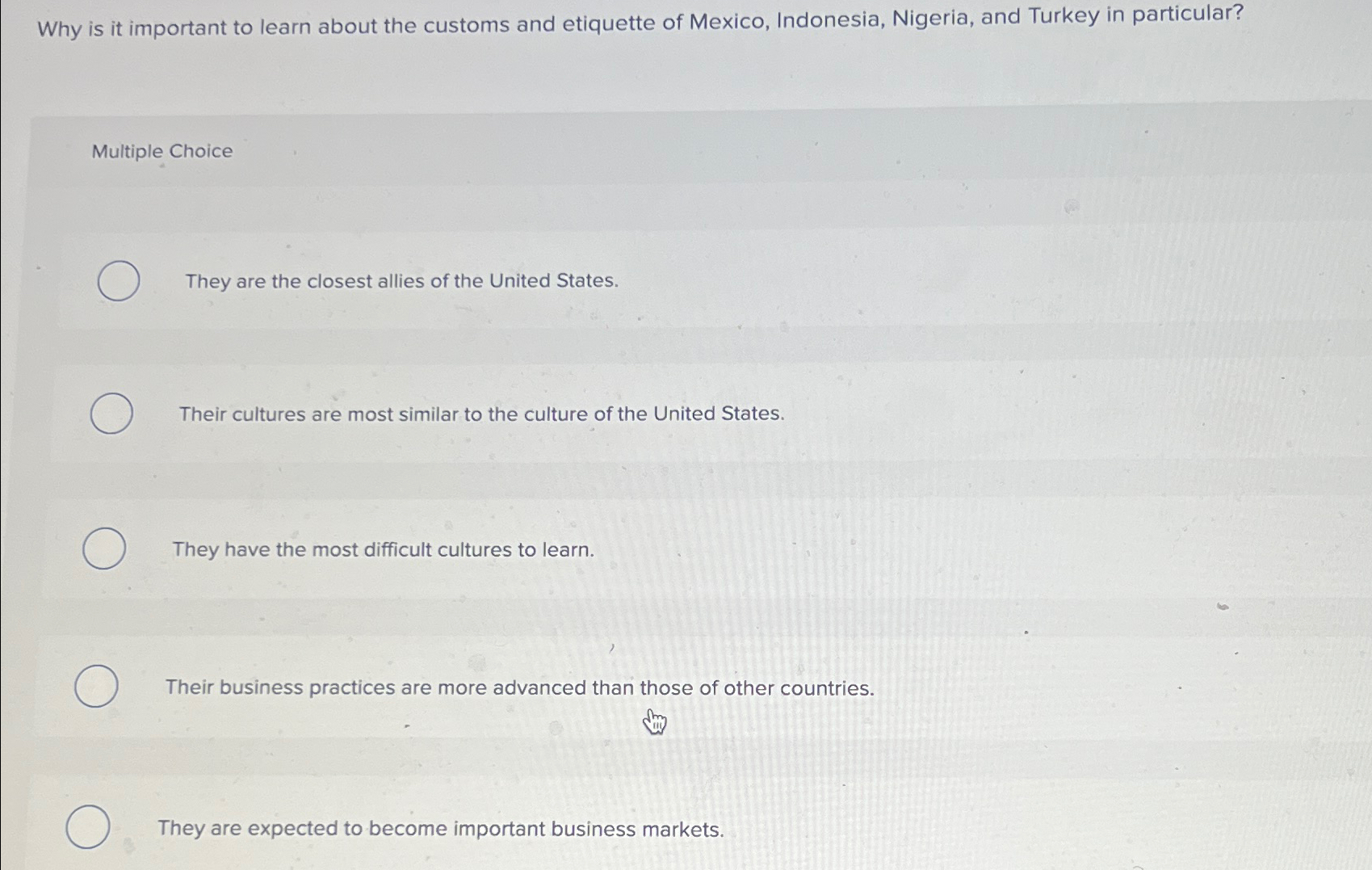  Why is it important to learn about the customs and etiquette