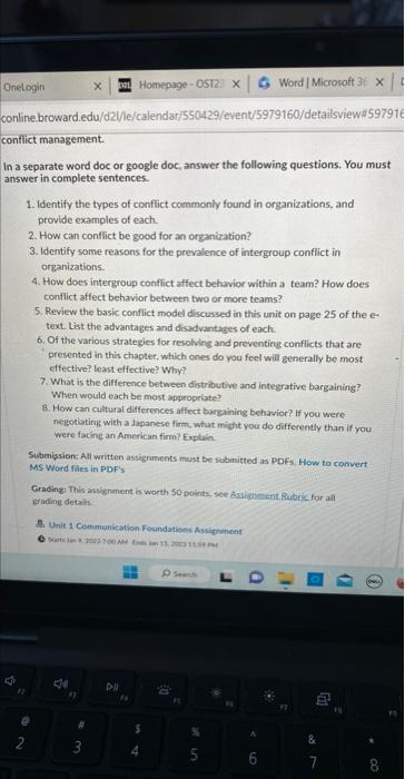  n a separate word doc or google doc, answer the following